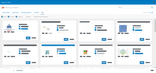 Search for Data dialog box